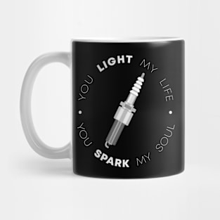 Spark Plug And Love Mug